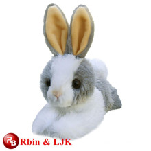Высокое качество пользовательских чучела плюшевые белые игрушки кролика